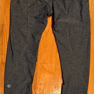 Lululemon Athletica Inspire Crop II Leggings
Deep Coal Grey Mesh Size 4 RARE
